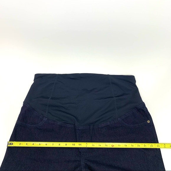 Isabel Maternity Jeggings With Pockets Dark Wash Blue Navy Nwot Size 18/34R Nwot - Picture 12 of 15